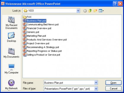 TÉLÉCHARGER LOGICIEL VISIONNEUSE POWERPOINT 2003