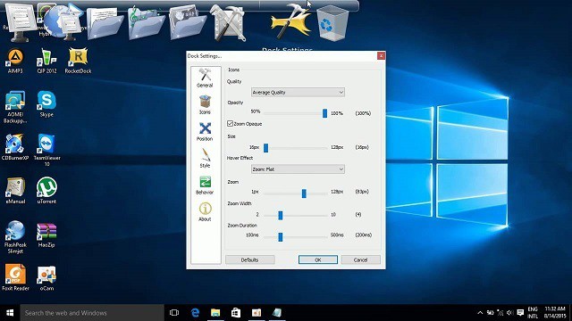 TÉLÉCHARGER ROCKETDOCK GRATUIT POUR WINDOWS 7