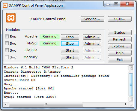 TÉLÉCHARGER XAMPP CONTROL PANEL GRATUIT